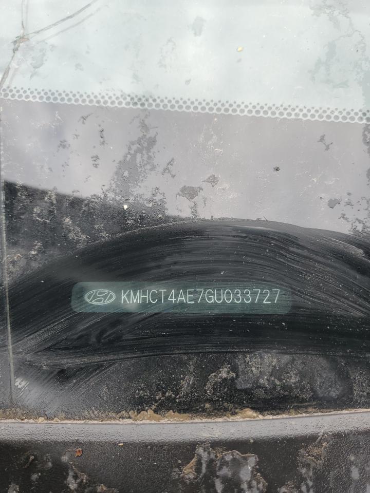 2016 Hyundai Accent Se VIN: KMHCT4AE7GU033727 Lot: 91396515