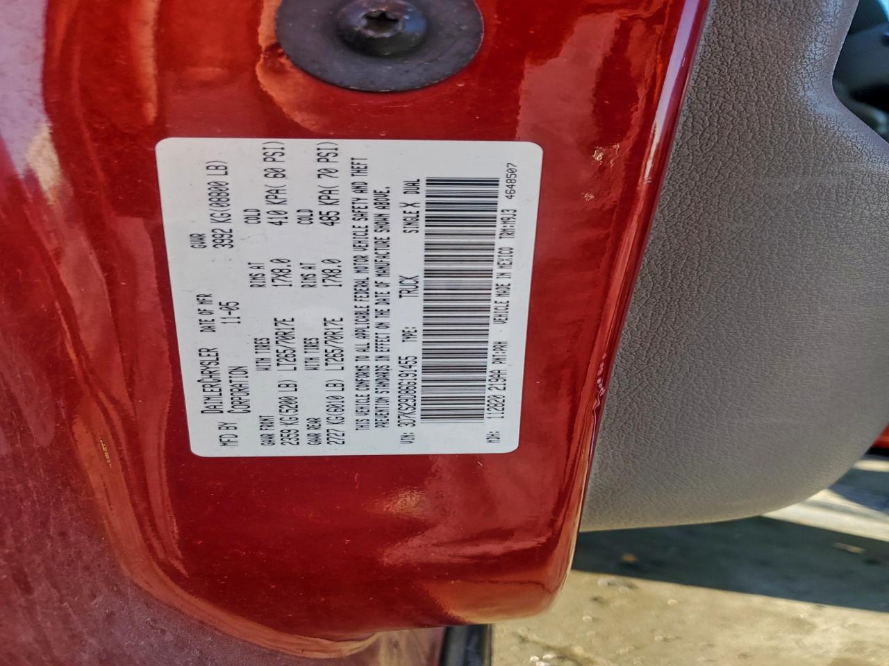 2006 Dodge Ram 2500 VIN: 3D7KS29D86G191455 Lot: 93856775