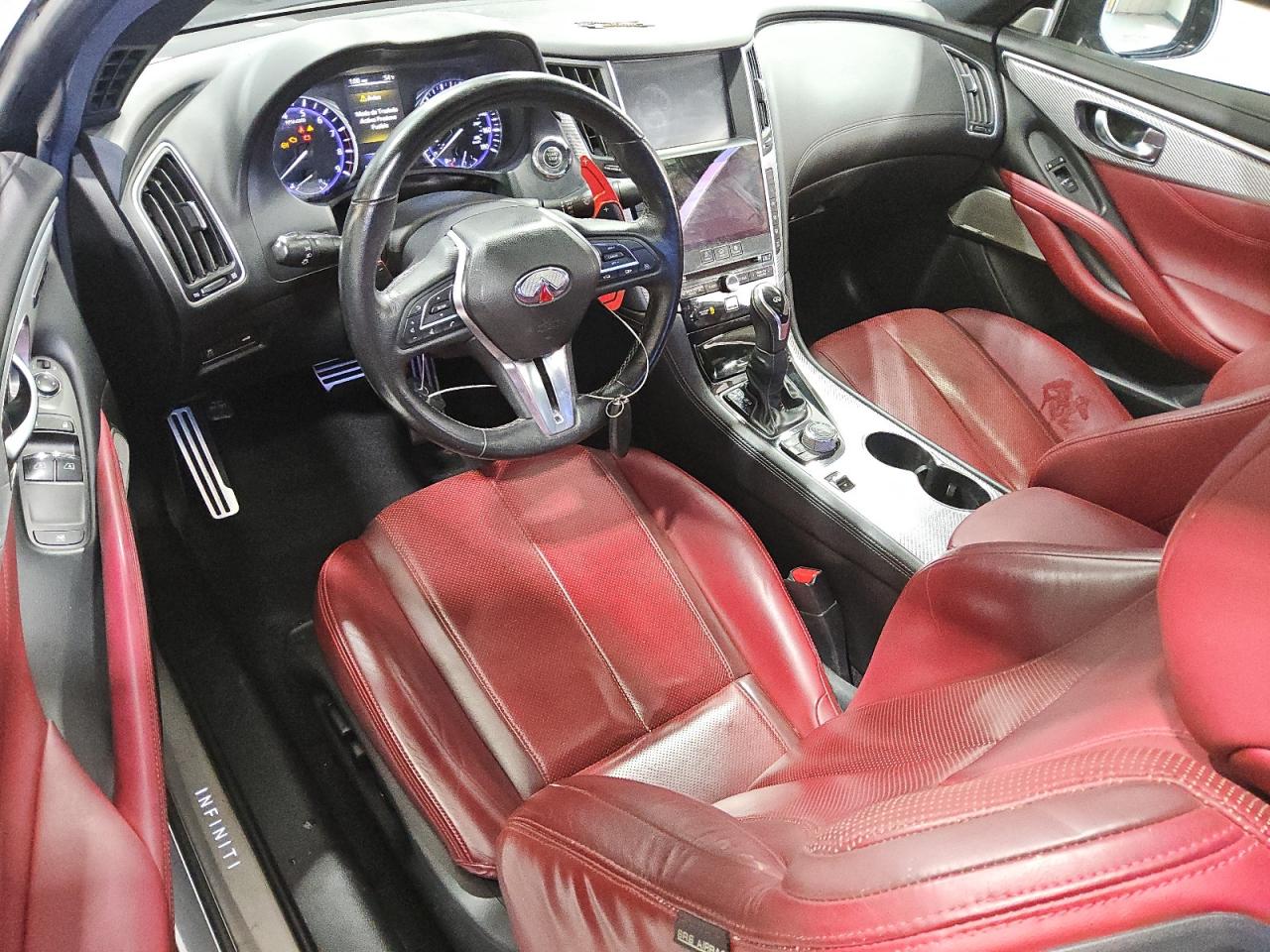 2017 Infiniti Q60 Red Sport 400 VIN: JN1FV7EK4HM610943 Lot: 91218285