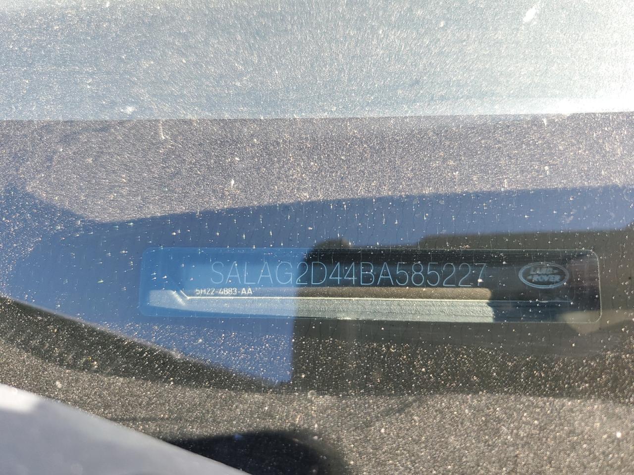 2011 Land Rover Lr4 Hse VIN: SALAG2D44BA585227 Lot: 92725715