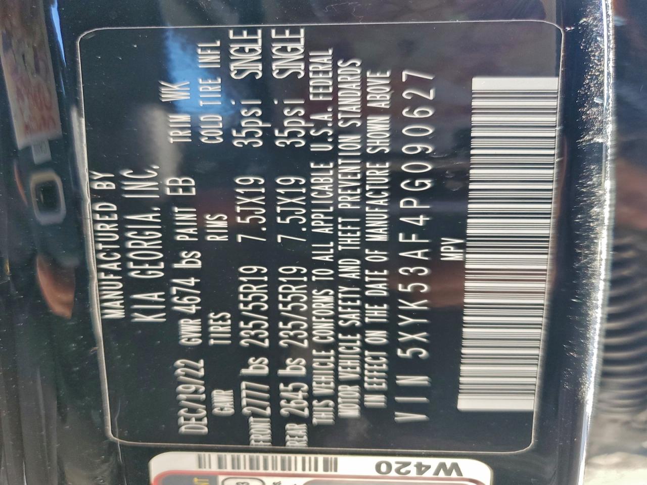 2023 Kia Sportage Sx Prestige VIN: 5XYK53AF4PG090627 Lot: 94346355