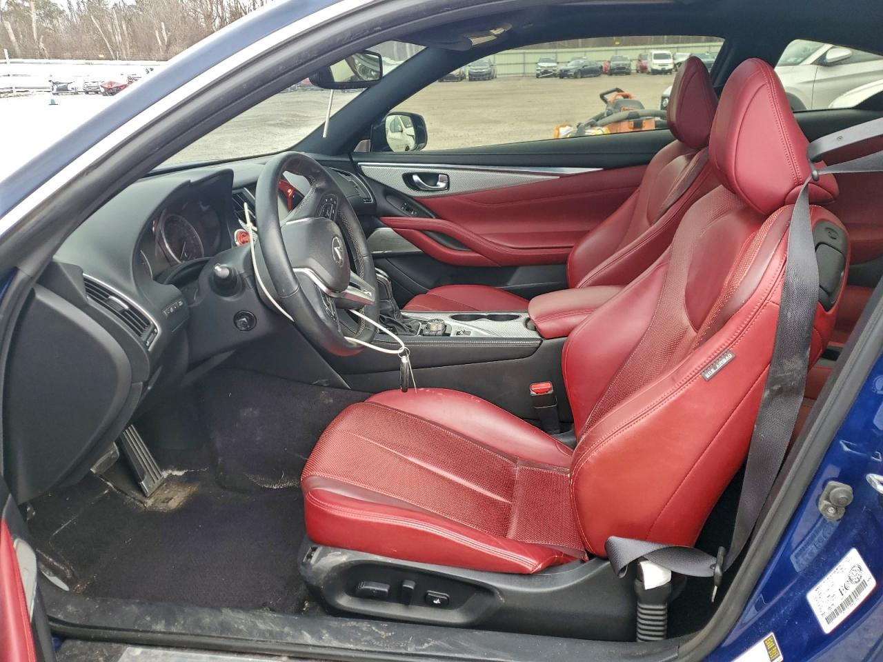 2017 Infiniti Q60 Red Sport 400 VIN: JN1FV7EL9HM700694 Lot: 94161635