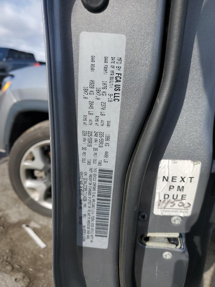 2020 Jeep Compass Limited VIN: 3C4NJCCB5LT114536 Lot: 92190525