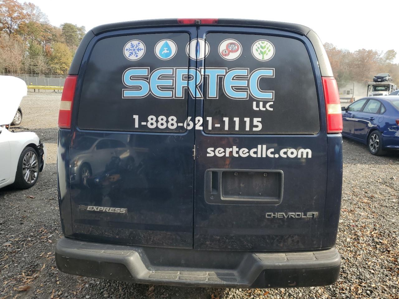 2006 Chevrolet Express Delivery Van VIN: 1GCEG15X161231635 Lot: 92121485