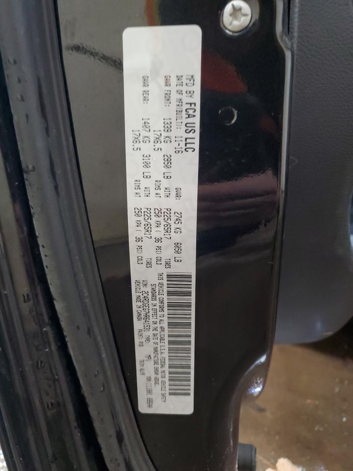 2017 Dodge Grand Caravan Gt VIN: 2C4RDGEG7HR641531 Lot: 92653445