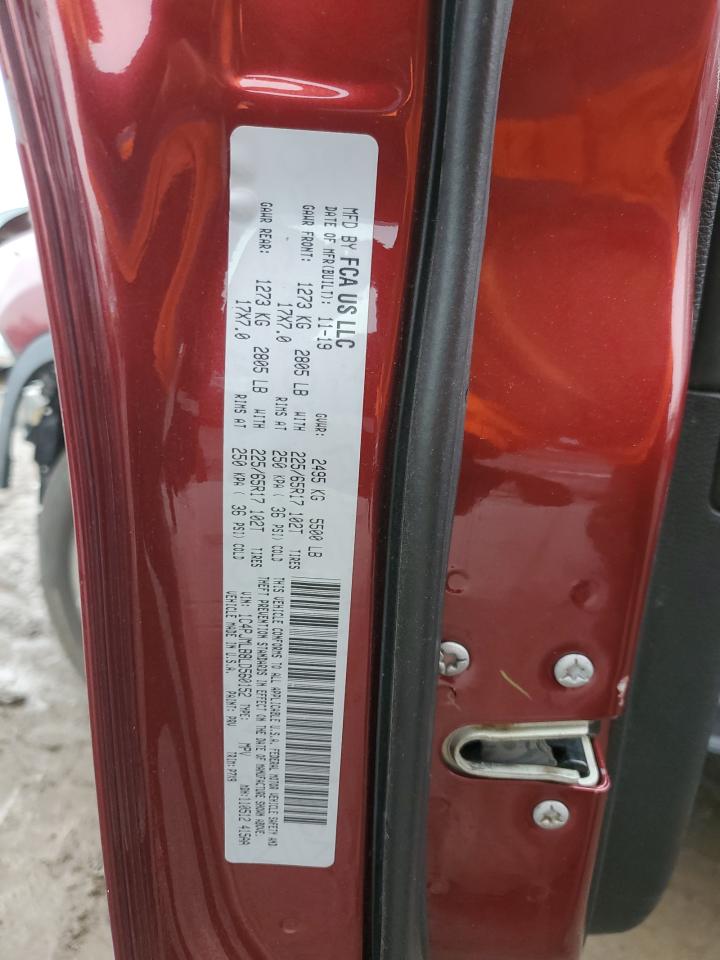 2020 Jeep Cherokee Latitude Plus VIN: 1C4PJMLB8LD560152 Lot: 93030725