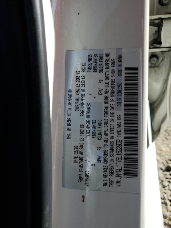 2020 Mazda 6 Grand Touring VIN: JM1GL1TY5L1522909 Lot: 90728435