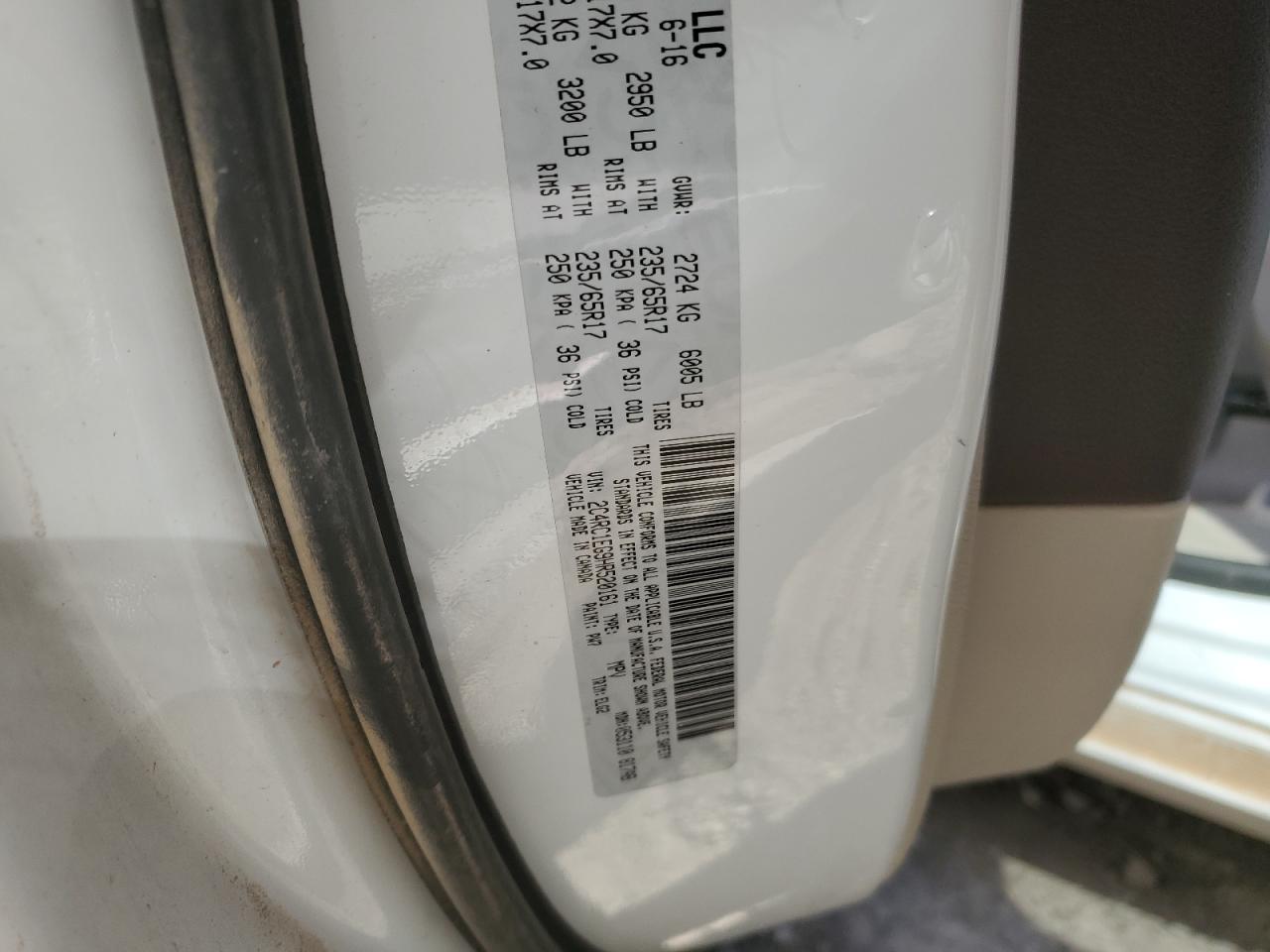 2017 Chrysler Pacifica Touring L Plus VIN: 2C4RC1EG9HR520161 Lot: 91841645