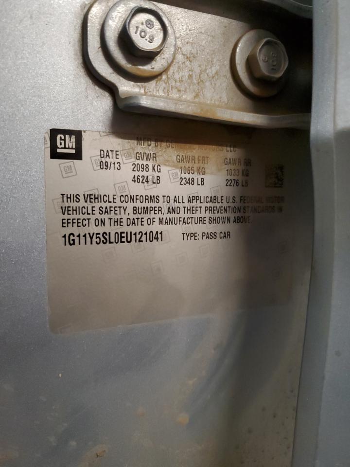 2014 Chevrolet Impala Ls VIN: 1G11Y5SL0EU121041 Lot: 92126315