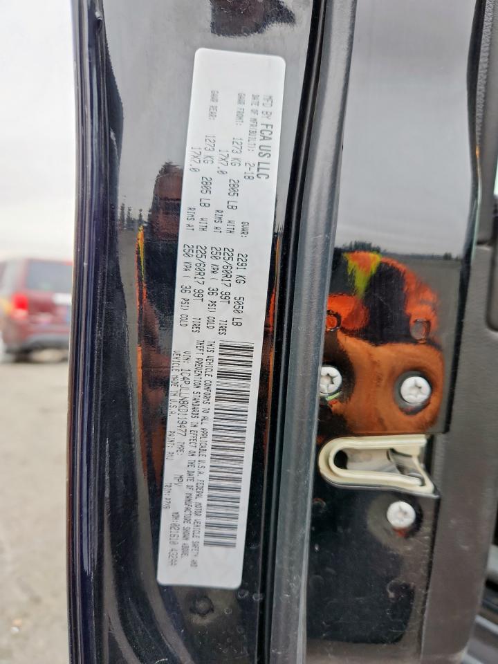 2019 Jeep Cherokee Latitude Plus VIN: 1C4PJLLN8KD119477 Lot: 93457405