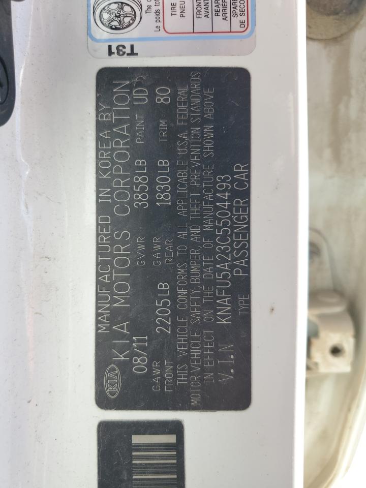 2012 Kia Forte Ex VIN: KNAFU5A23C5504493 Lot: 91397935