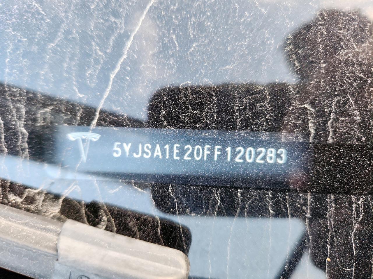 2015 Tesla Model S VIN: 5YJSA1E20FF120283 Lot: 91060895