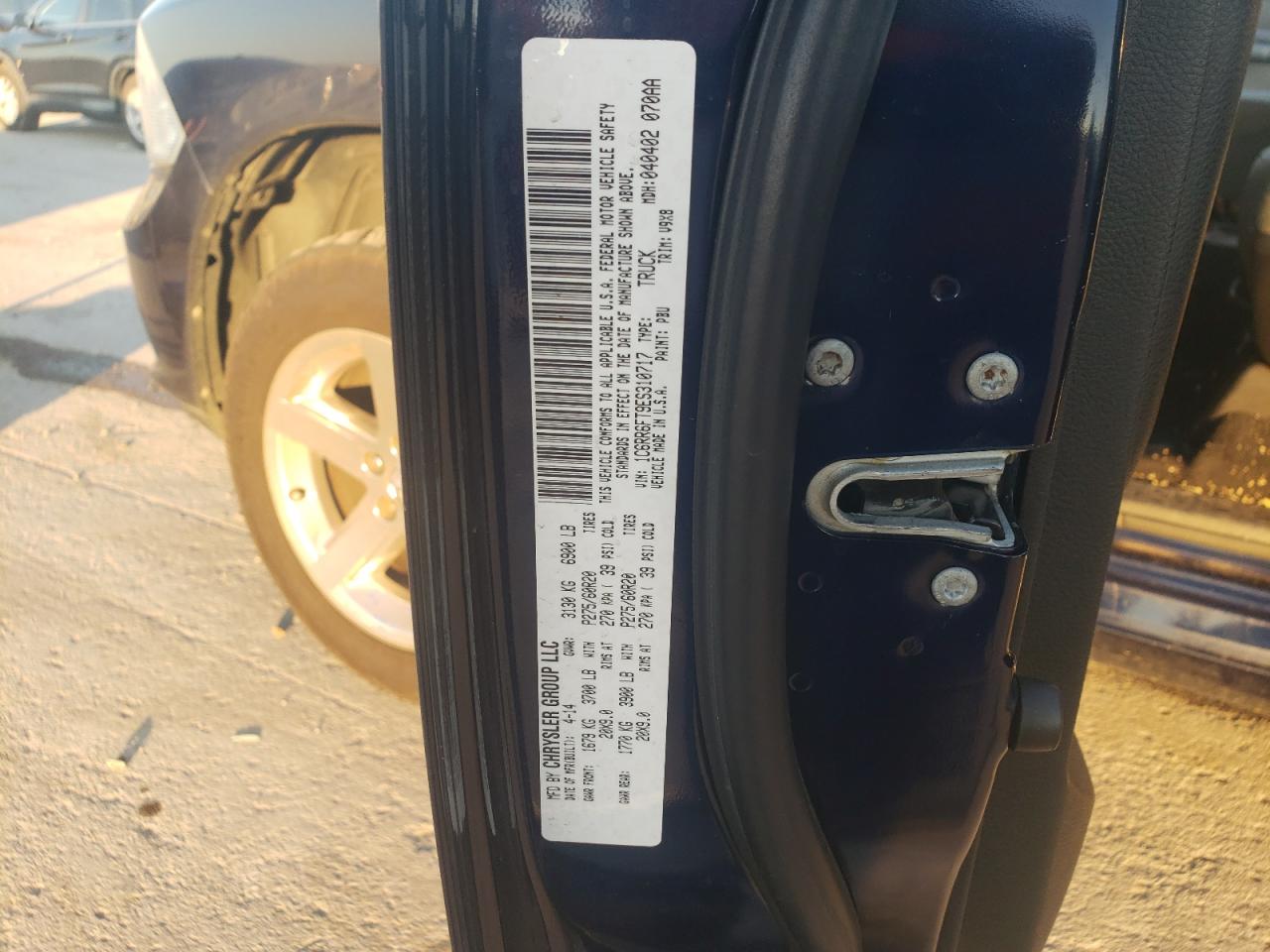 2014 Ram 1500 St VIN: 1C6RR6FT9ES310717 Lot: 91644565