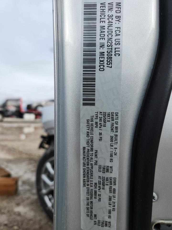 2025 Jeep Compass Limited VIN: 3C4NJDCN2ST508557 Lot: 93514525