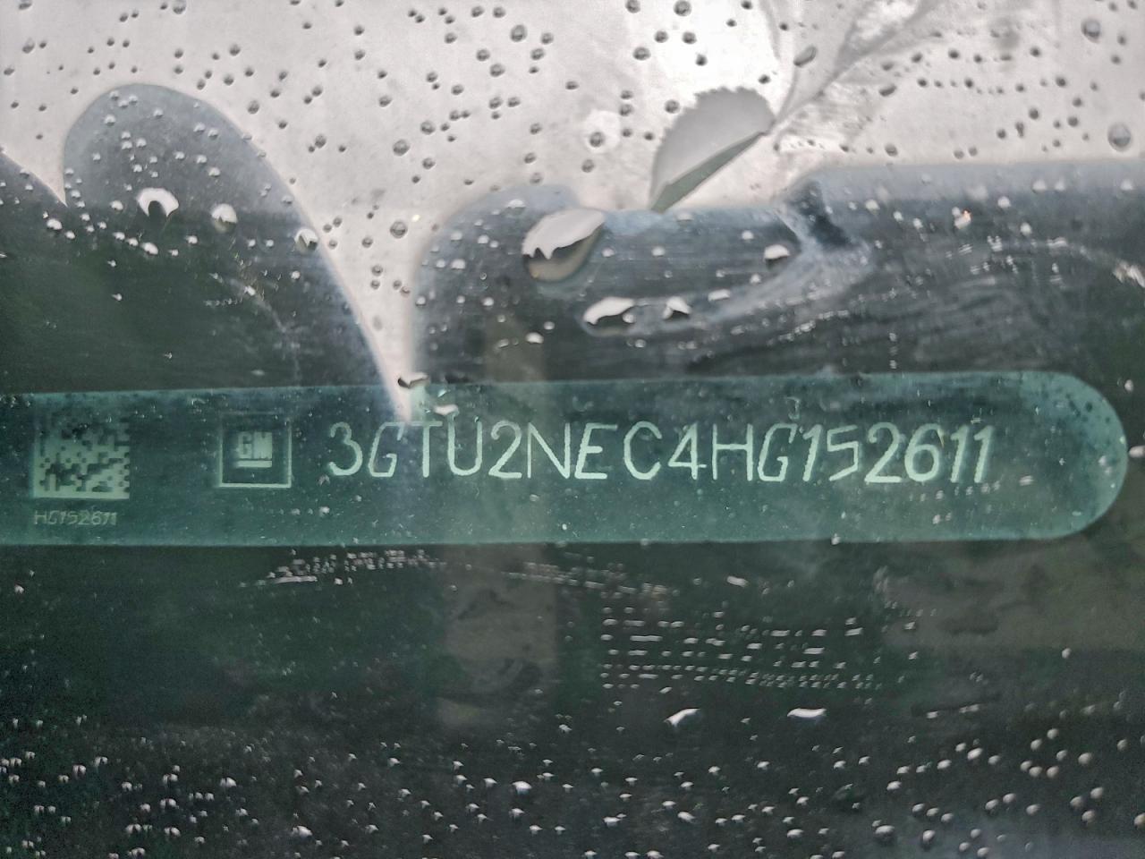 2017 GMC Sierra K1500 Slt VIN: 3GTU2NEC4HG152611 Lot: 93075525