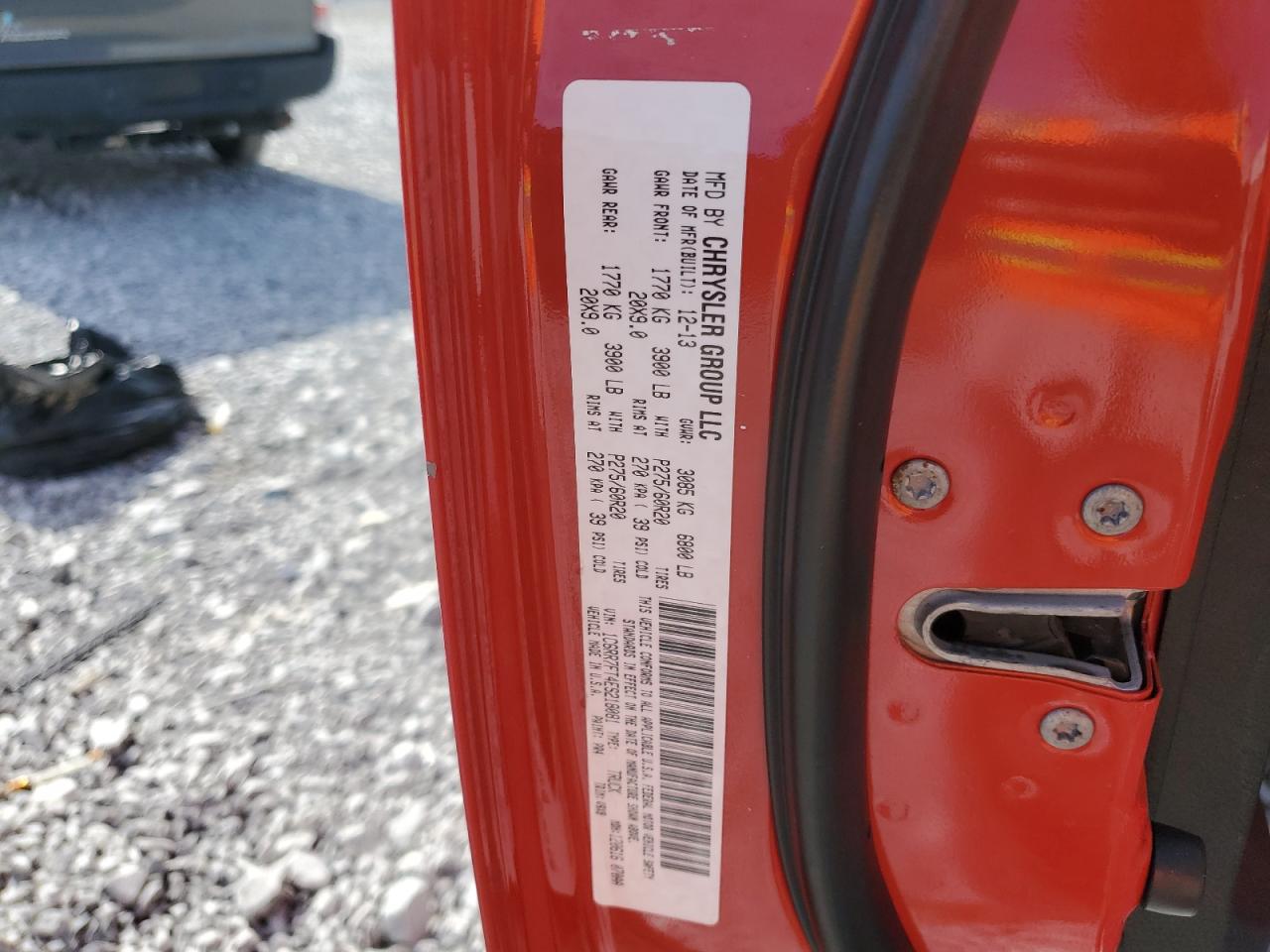 2014 Ram 1500 St VIN: 1C6RR7FT4ES218081 Lot: 92595355