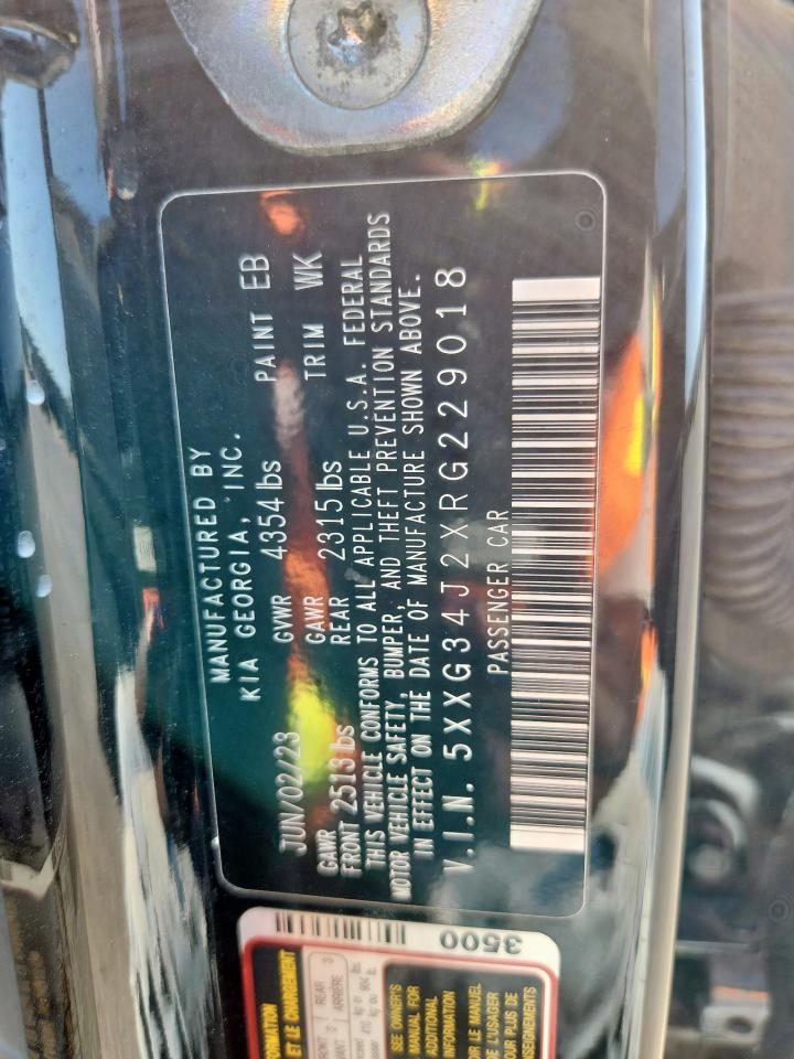 2024 Kia K5 Ex VIN: 5XXG34J2XRG229018 Lot: 93271935