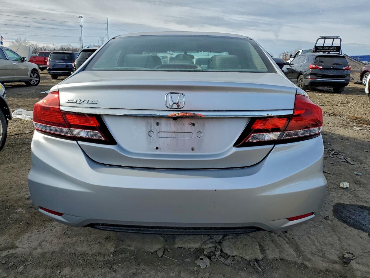 2013 Honda Civic Lx VIN: 2HGFB2F58DH602666 Lot: 92399765