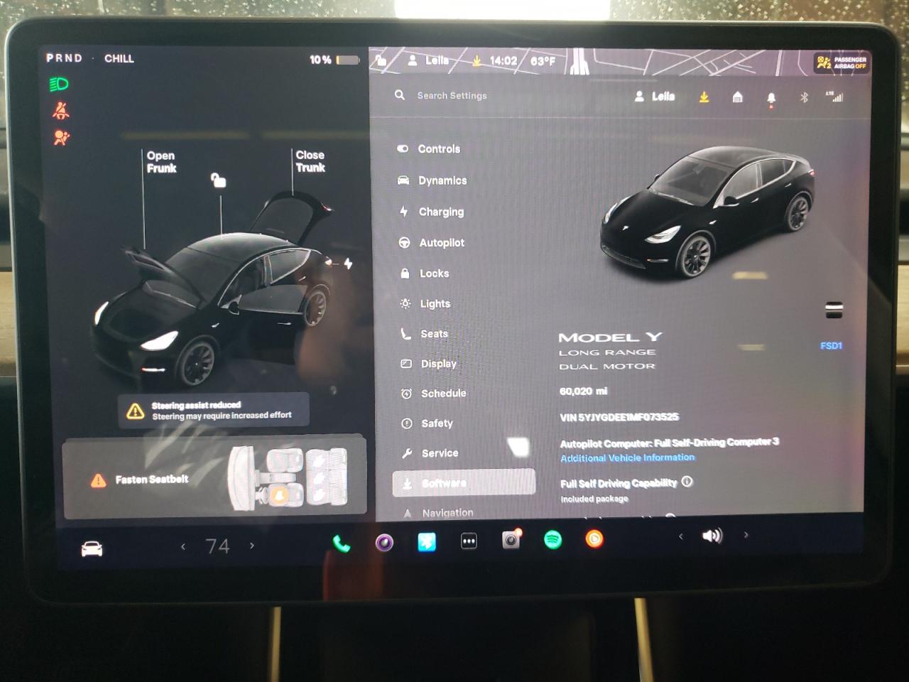 2021 Tesla Model Y VIN: 5YJYGDEE1MF073525 Lot: 92325595