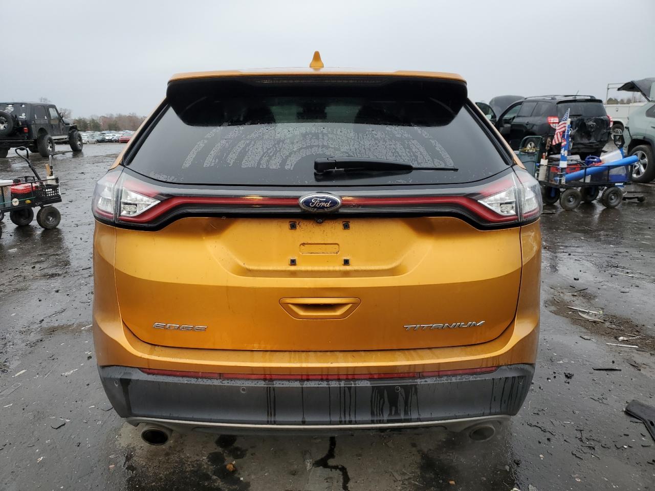 2016 Ford Edge Titanium VIN: 2FMPK3K81GBB22593 Lot: 93003575