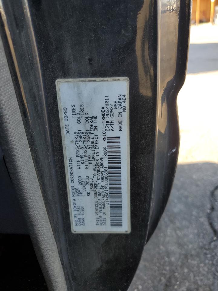 1990 Toyota Pickup 1/2 Ton Short Wheelbase Dlx VIN: JT4RN01P1L0006981 Lot: 91663535