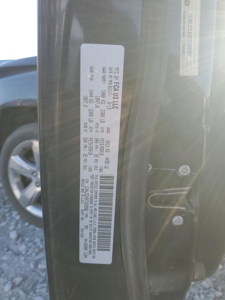 2015 Jeep Compass Latitude VIN: 1C4NJCEA9FD329562 Lot: 92375545