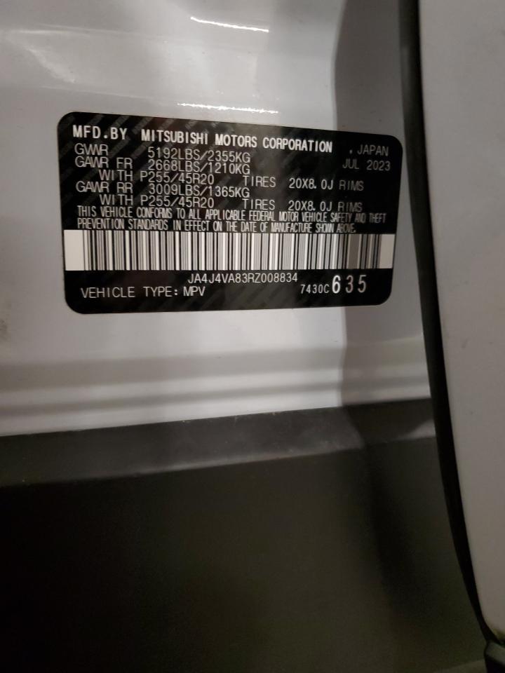2024 Mitsubishi Outlander Se VIN: JA4J4VA83RZ008834 Lot: 92415565