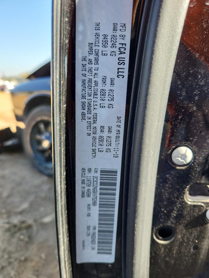 2019 Dodge Challenger Sxt VIN: 2C3CDZAG6KH752080 Lot: 91778355