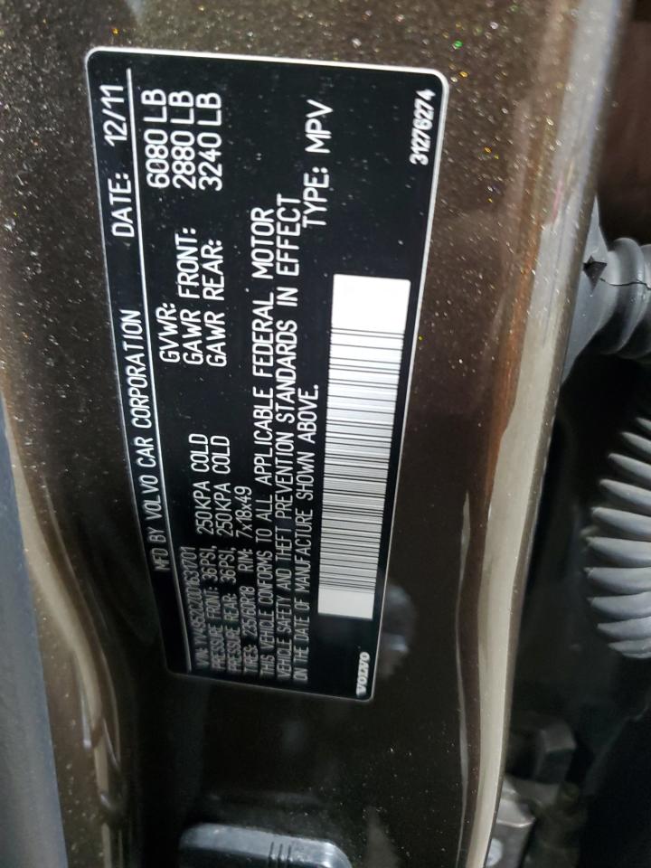 2013 Volvo Xc90 3.2 VIN: YV4952CZ0D1631701 Lot: 92631865