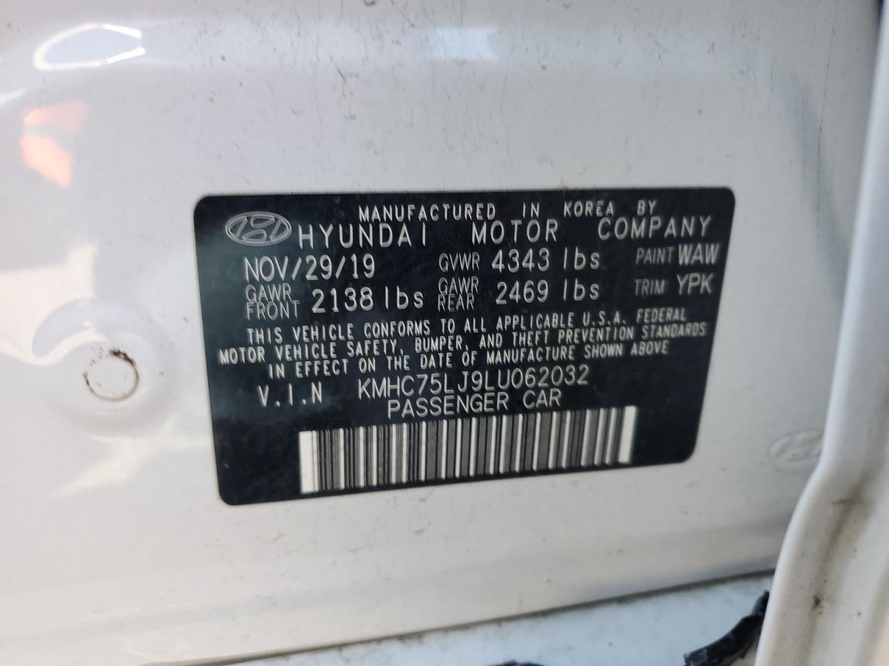 2020 Hyundai Ioniq Se VIN: KMHC75LJ9LU062032 Lot: 92787255