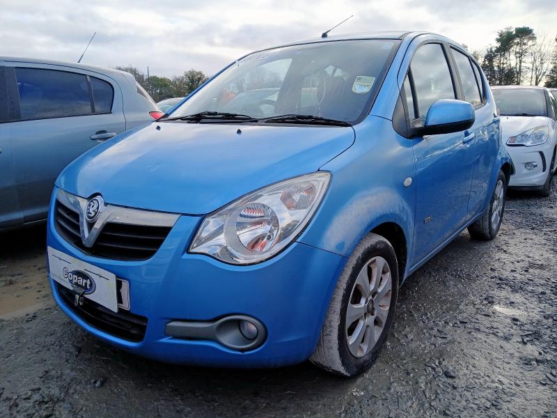 2010 VAUXHALL AGILA 1.2 16V DESIGN 5DR for sale at Copart WOLVERHAMPTON