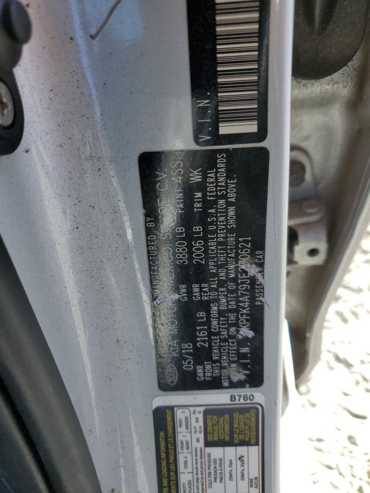 2018 Kia Forte Lx VIN: 3KPFK4A79JE270621 Lot: 93169945