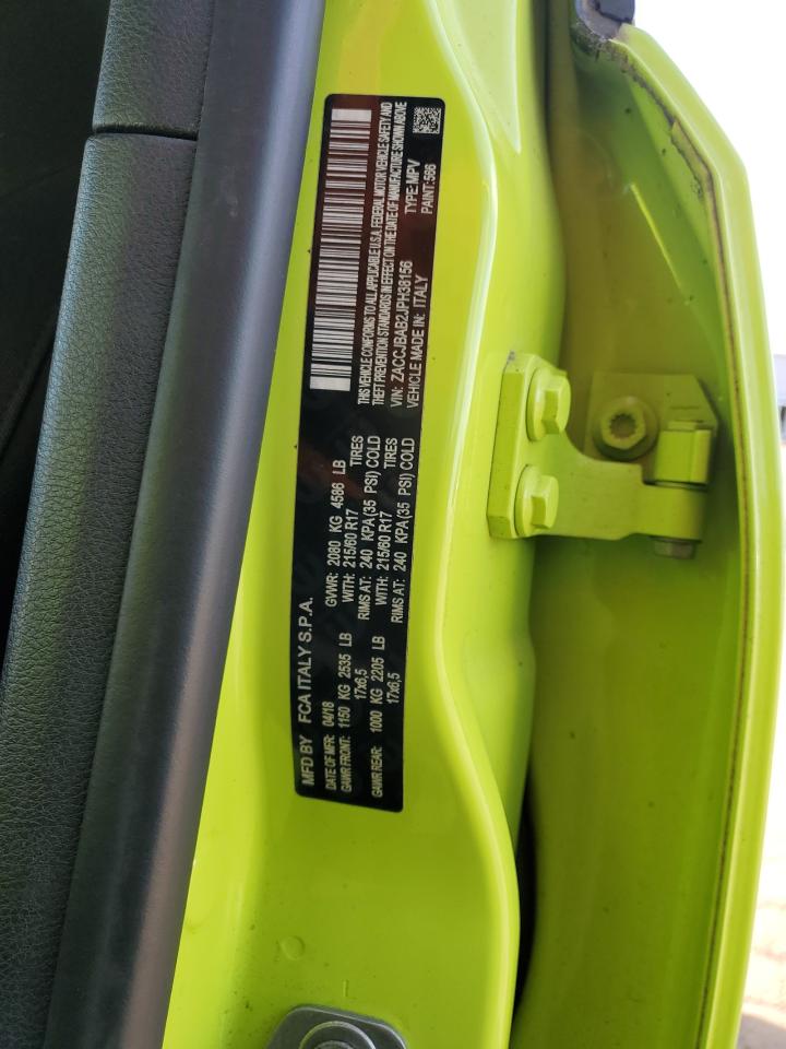 2018 Jeep Renegade Sport VIN: ZACCJBAB2JPH38156 Lot: 92373555