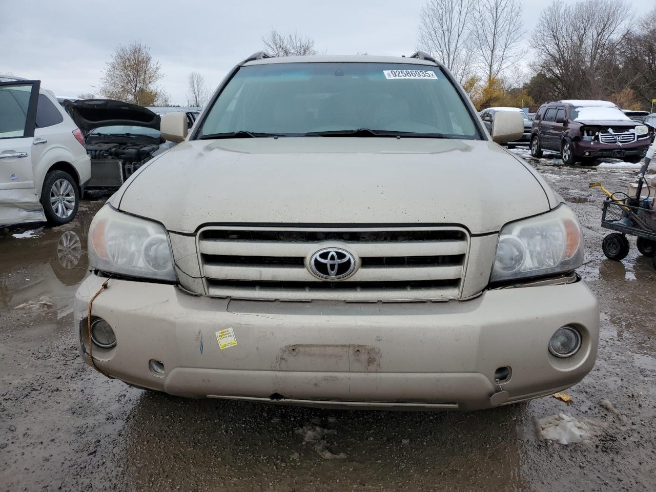 2005 Toyota Highlander Limited VIN: JTEEP21A850115095 Lot: 92586935