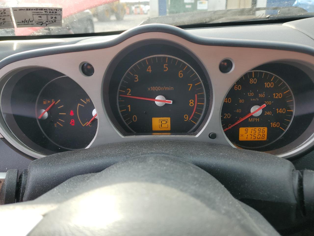 2008 Nissan 350Z Coupe VIN: JN1BZ34D08M701917 Lot: 91796775