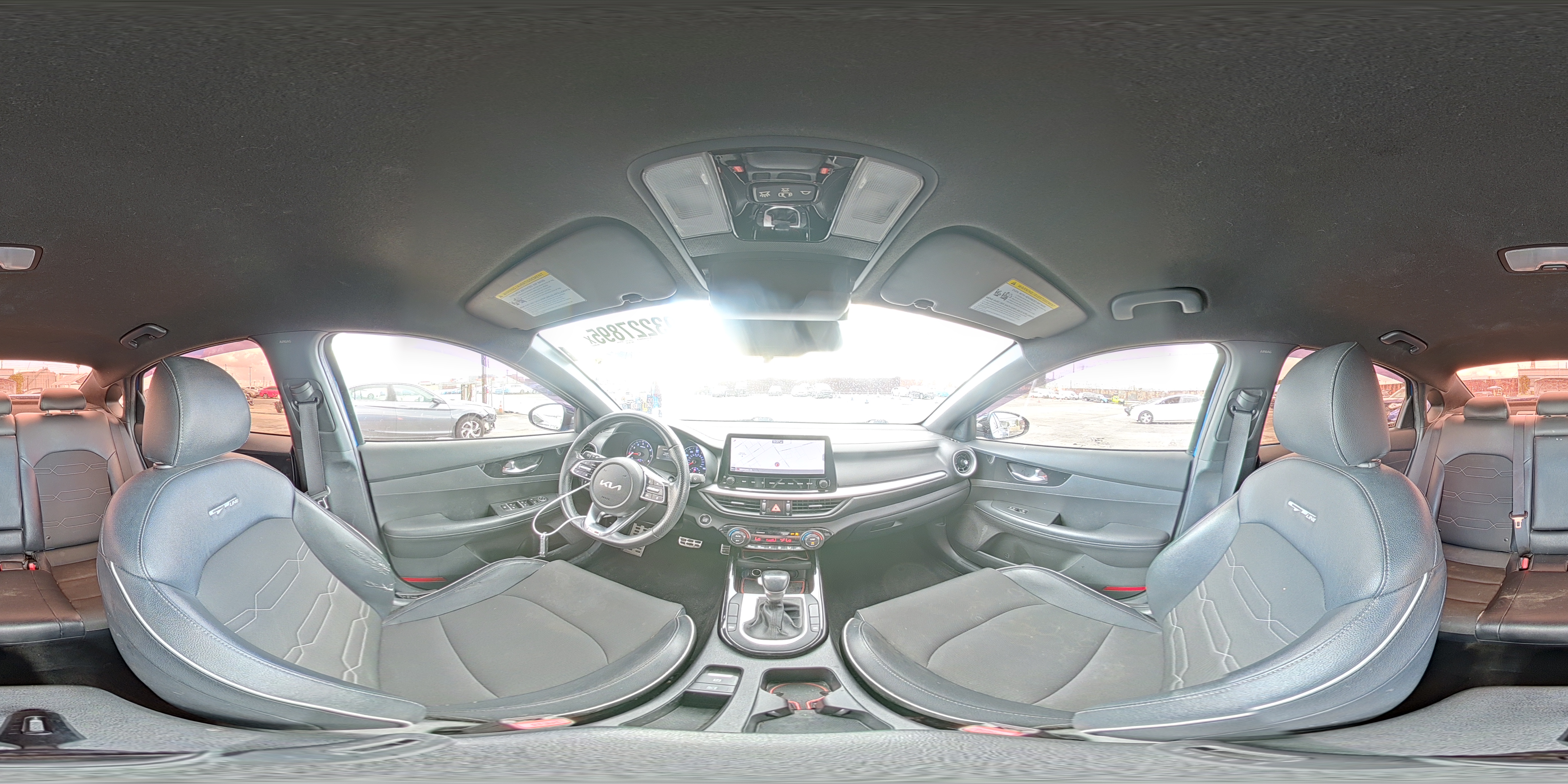 2022 Kia Forte Gt Line VIN: 3KPF54AD8NE457402 Lot: 93227895