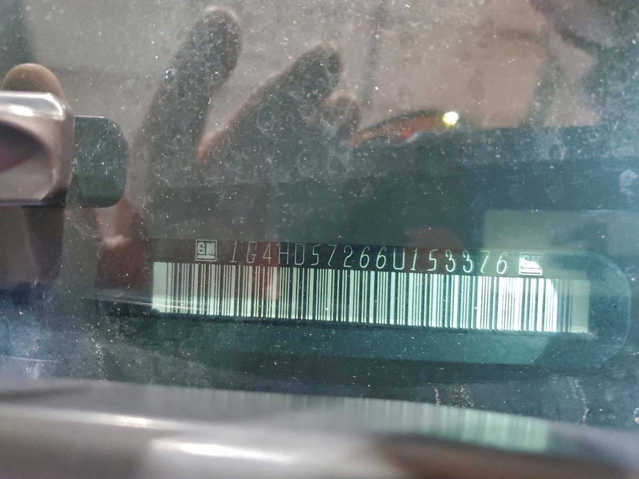 2006 Buick Lucerne Cxl VIN: 1G4HD57266U153376 Lot: 94454595