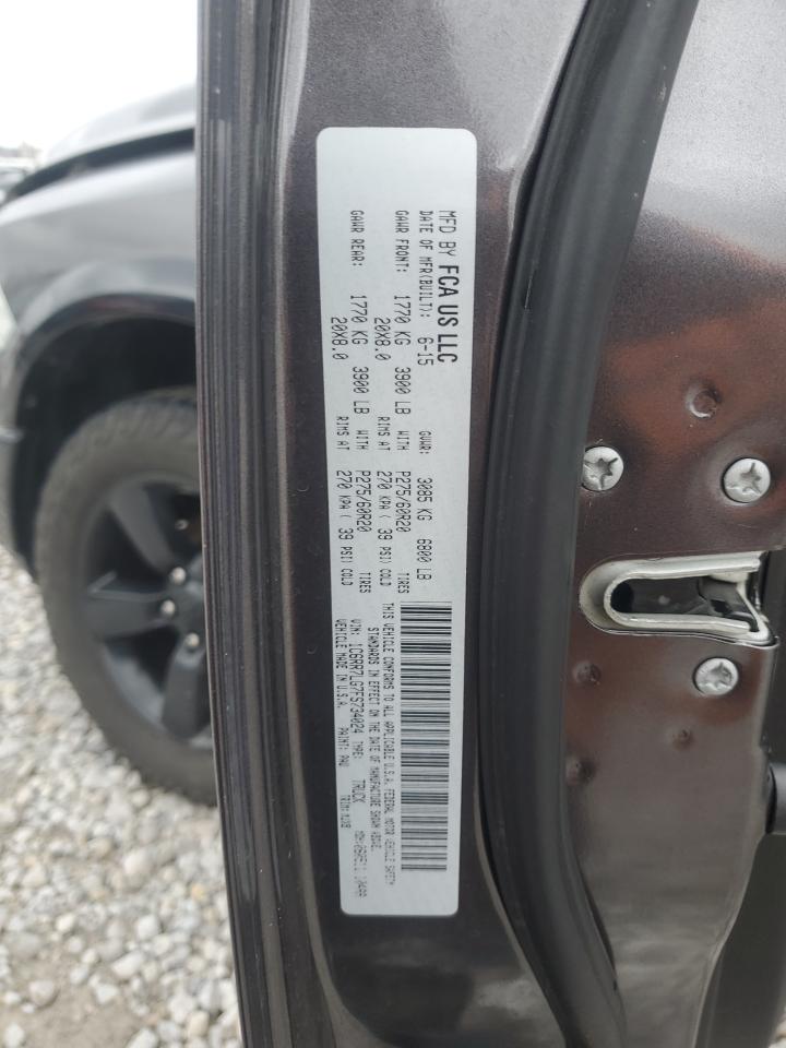 2015 Ram 1500 Slt VIN: 1C6RR7LG7FS734024 Lot: 92461655