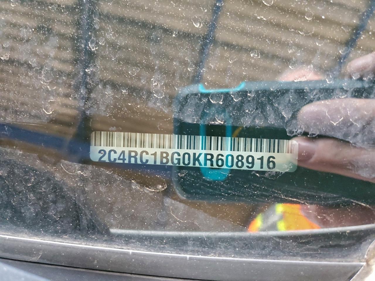2019 Chrysler Pacifica Touring L VIN: 2C4RC1BG0KR608916 Lot: 93476405
