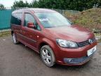2013 VOLKSWAGEN CADDY MAXI LIFE 1.6 TDI 5DR for sale at Copart PETERLEE