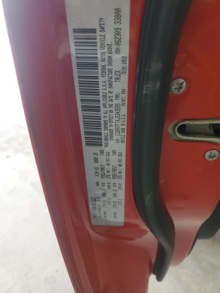 2018 Ram 1500 St VIN: 1C6RR7FTXJS343595 Lot: 93506755