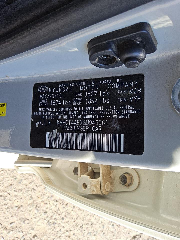 2016 Hyundai Accent Se VIN: KMHCT4AEXGU949561 Lot: 91715085