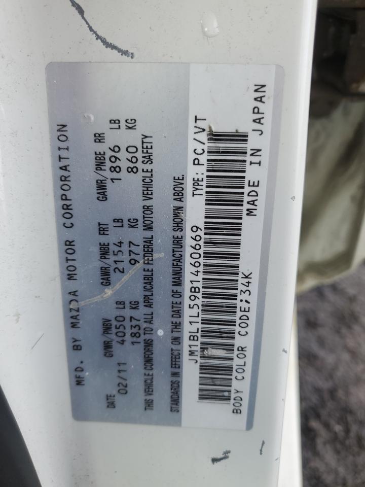 2011 Mazda 3 S VIN: JM1BL1L59B1460669 Lot: 90596345