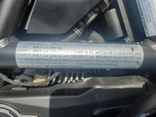 2015 DUCATI SCRAMBLER 800  