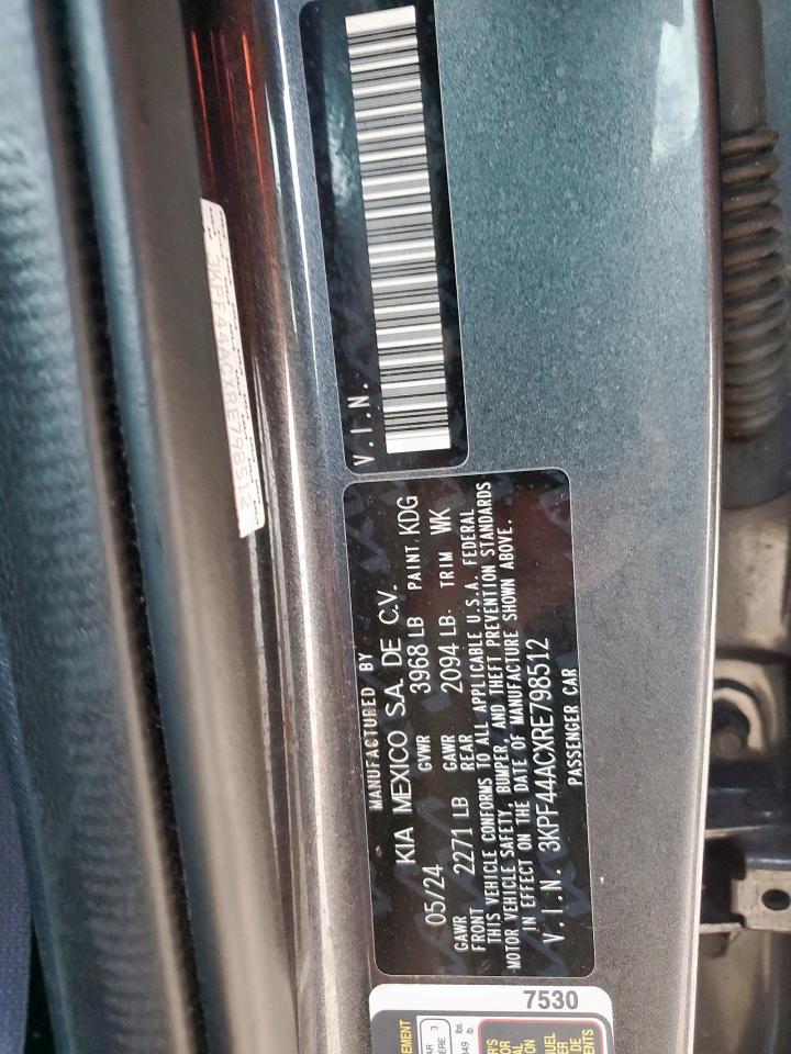 2024 Kia Forte Gt VIN: 3KPF44ACXRE798512 Lot: 91451345
