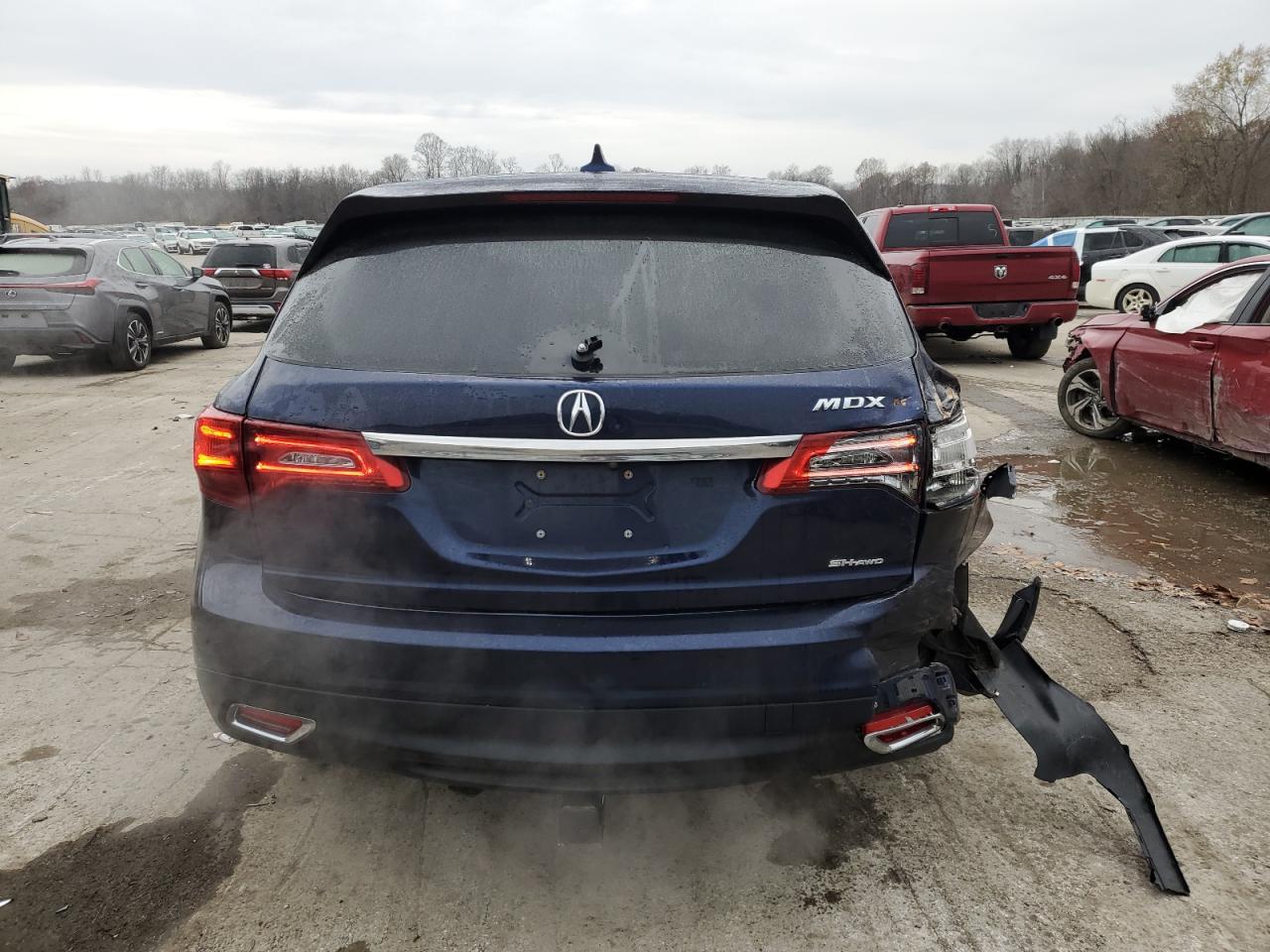 2016 Acura Mdx Technology VIN: 5FRYD4H45GB034340 Lot: 92793295