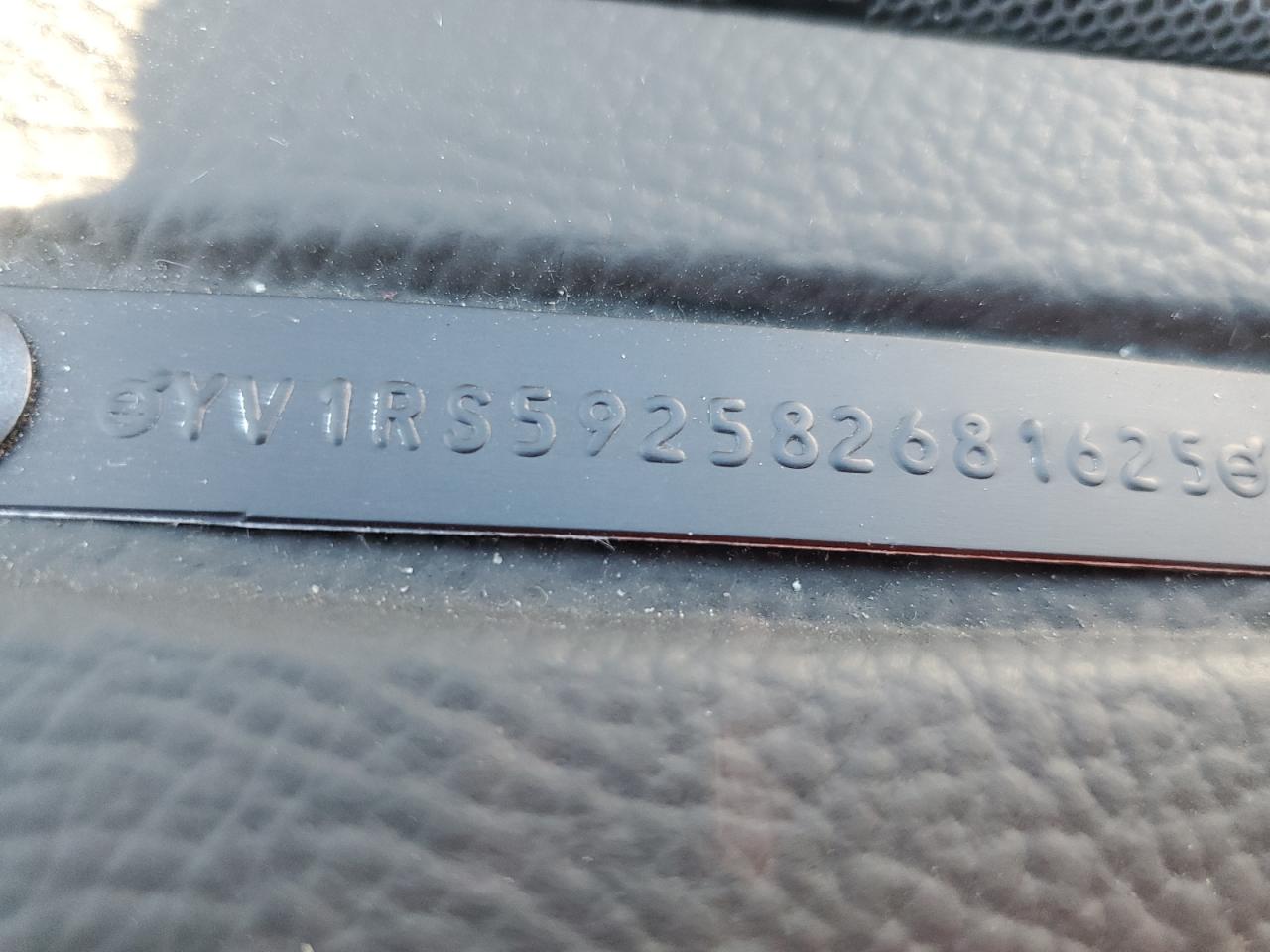 2008 Volvo S60 2.5T VIN: YV1RS592582681625 Lot: 93291755