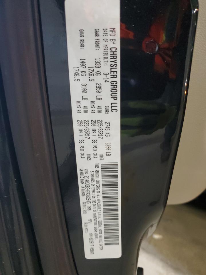 2014 Dodge Grand Caravan Se VIN: 2C4RDGBG4ER302645 Lot: 93483525