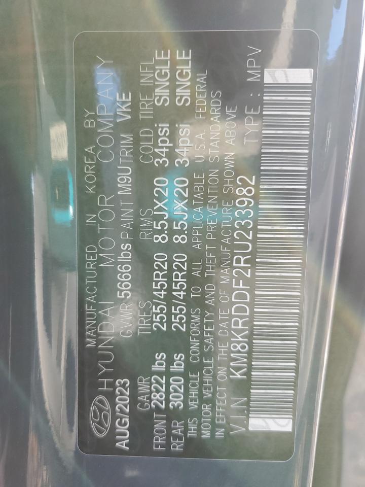 2024 Hyundai Ioniq 5 Limited VIN: KM8KRDDF2RU233982 Lot: 91941055