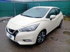 2018 NISSAN MICRA 0.9 IG-T ACENTA 5DR for sale at Copart PETERLEE